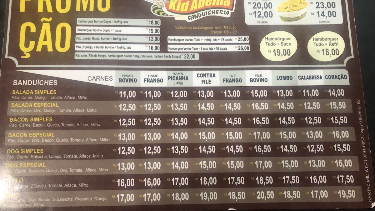 Kid Abelha - Praça Walter Santos Menu - Image 6